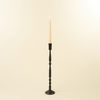 Black Nova Forged Tall Candlestick - Small