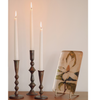 Ember Forged Candlestick - Rustic Brass - Small