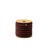 Narrow Velvet Ribbon on Spool - Sangria