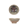 Round Stoneware Dish - Lady Bug