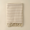 Castaway Cotton Throw - Stone