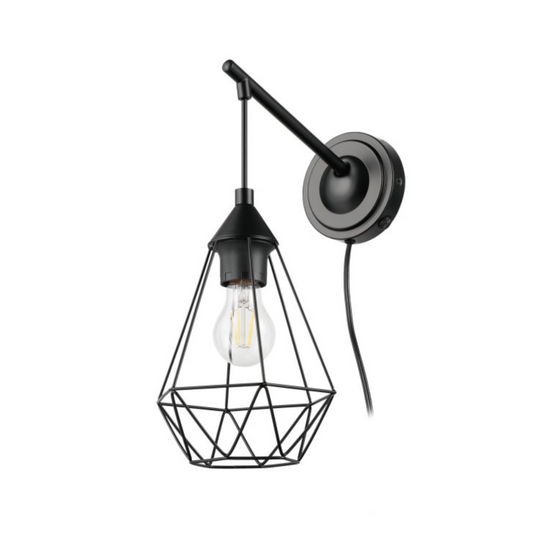 Tarbes 1-Light Wall Sconce - Black