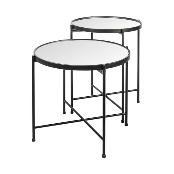 Samantha Mirror Top Accent Table