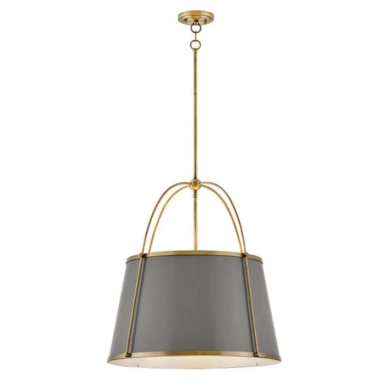 Clarke Large Metal Pendant