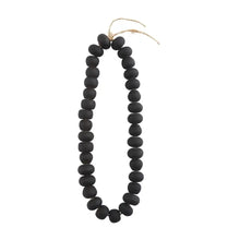  Black Glass Decor Beads