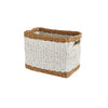 White Seagrass Basket