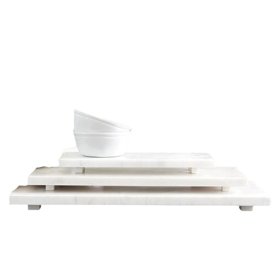 Marble Tray - White