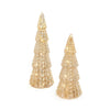 Gold Glass Christmas Tree