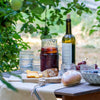 Wine Pressed Glass Pitcher