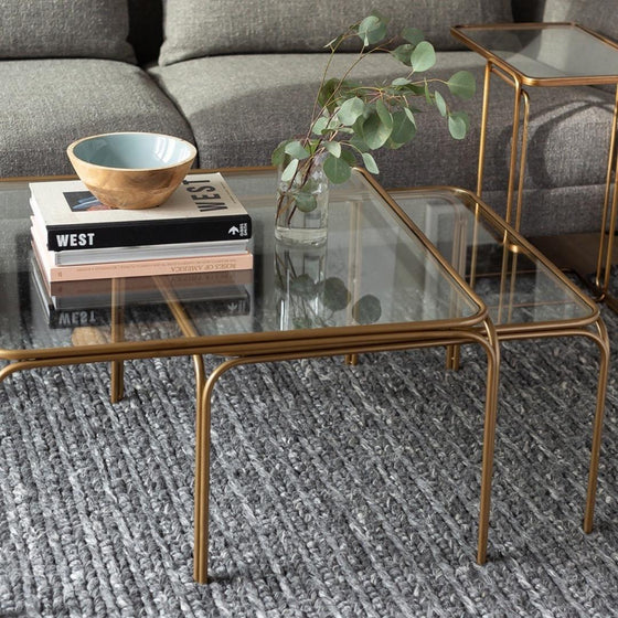 Deco Coffee Table - Gold