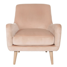  Evan Chair - Coral Velvet