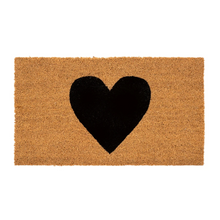  Heart Doormat- Black