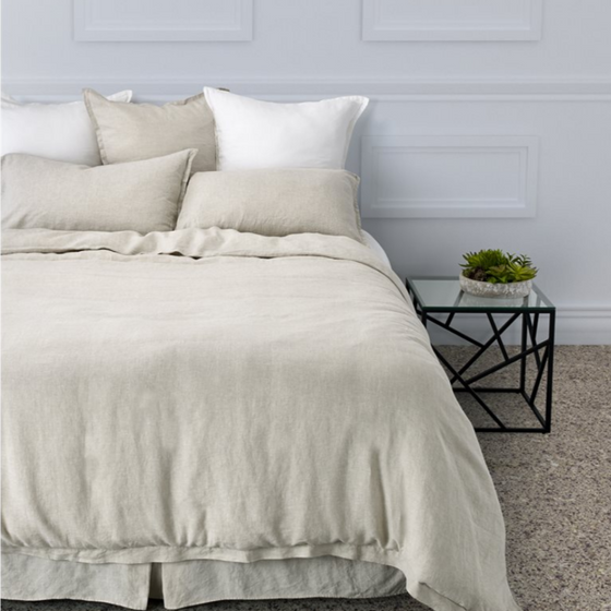 Linen Duvet Cover Natural - King