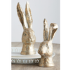 Distressed Gold Rabbit Bust