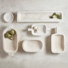 Paulownia Rectangle Tray White