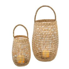  Soleil Seagrass Lanterns