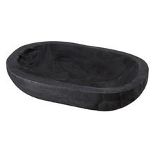  Paulownia Dough Bowl - Black