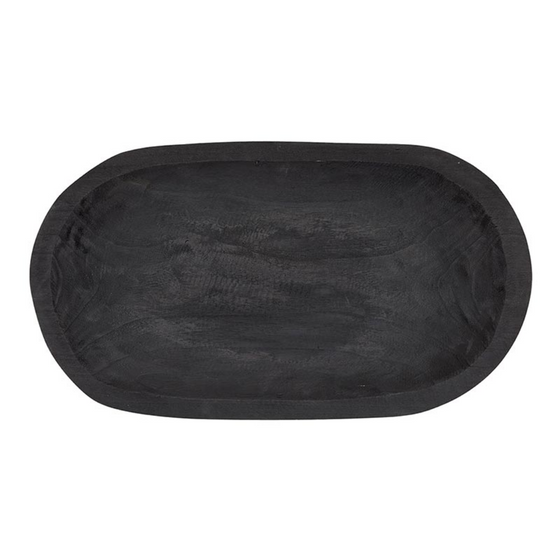 Paulownia Platter - Black